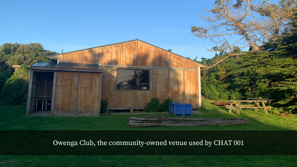 Owenga Club, where CHAT 001 hold their weekly meetings
